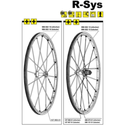 Mavic R-SYS Speiche Carbon Vorderrad 285 Mm Nippel Gelb Ab Mod 2008