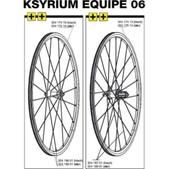 Mavic Ksyrium Equipe Ersatzspeiche Hinterrad, 299 Mm Schwarz, Modell 2006, Art Nr. 32418701