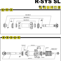 Mavic R-SYS SL Vorderrad Nabenlager 2 Stueck