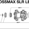 Mavic Crossmax SLR Lefty Lagersatz, Art Nr. M40771 -SCHALTWERKE 18810 0