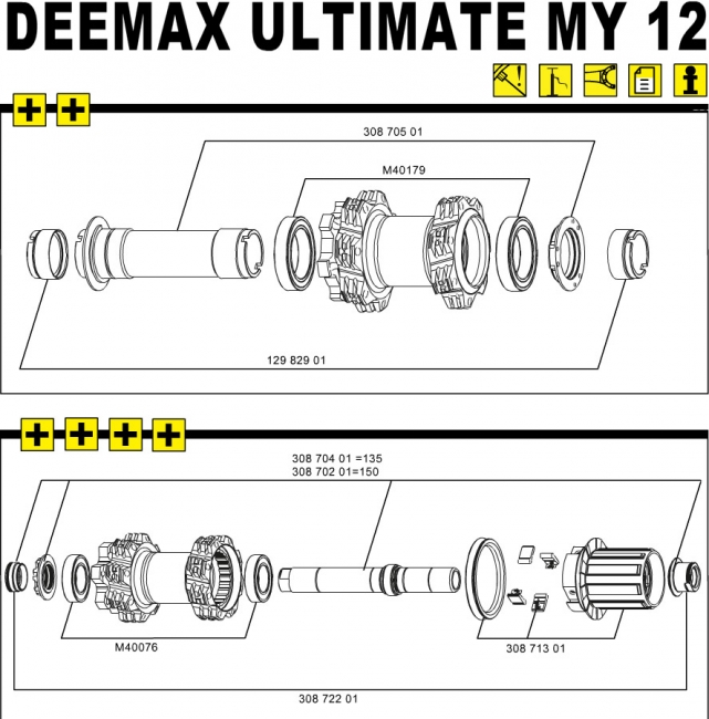 Mavic Crossmax / Deemax Vorderradachse QR 20x110 Mm 3 Mavic Crossmax / Deemax Vorderradachse QR 20x110 Mm