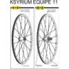 Mavic Ksyrium Equipe Speiche Vorderrad Und Hinterrad Links 285 Mm Schwarz Mod 2011