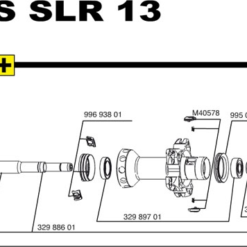 Mavic R-SYS SLR Hinterrad Nabenlager 2 Stueck