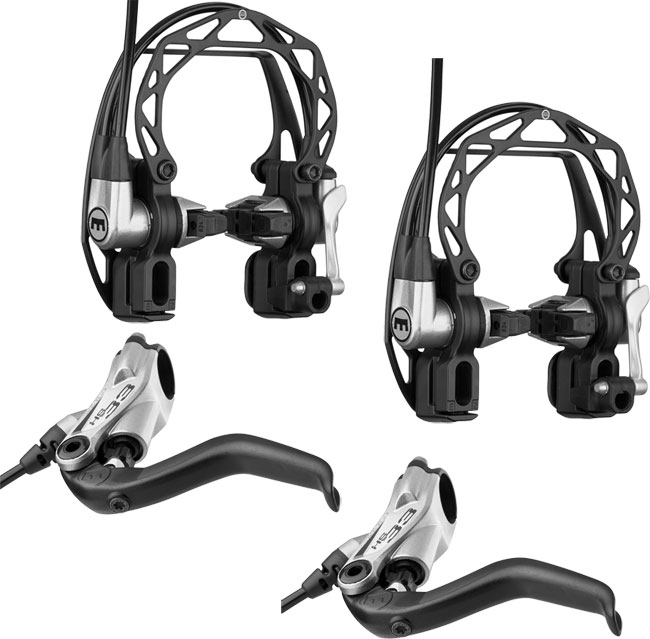 Magura HS33 R Bremsensatz 2 Finger Hebel Silber 3 Magura HS33 R Bremsensatz 2 Finger Hebel Silber