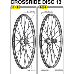 Mavic Crossride Disc Speiche Hinterrad Rechts 261 Mm 26 Zoll Modell 2013