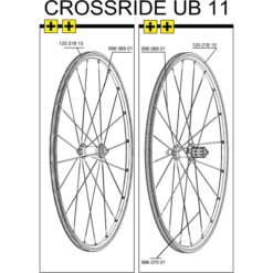 Mavic Crossride UB Speiche Hinterrad Rechts 276 Mm 26 Zoll Ab Modell 2008