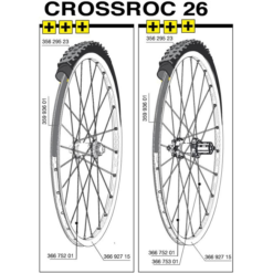 Mavic Crossroc Speiche 26 Zoll Hinterrad Links 263 Mm Ab Modell 2014