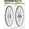 Mavic Ksyrium SLS Ersatzspeiche Vorderrad Clincher 283,5 Mm Mod 2013