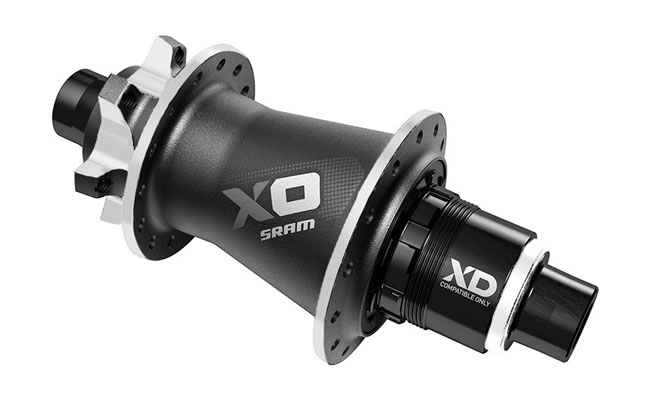 Sram X0 Hinterradnabe Disc 6 Loch Schwarz-silber 28 Loch Rotor XD11 3 Sram X0 Hinterradnabe Disc 6 Loch Schwarz-silber 28 Loch Rotor XD11