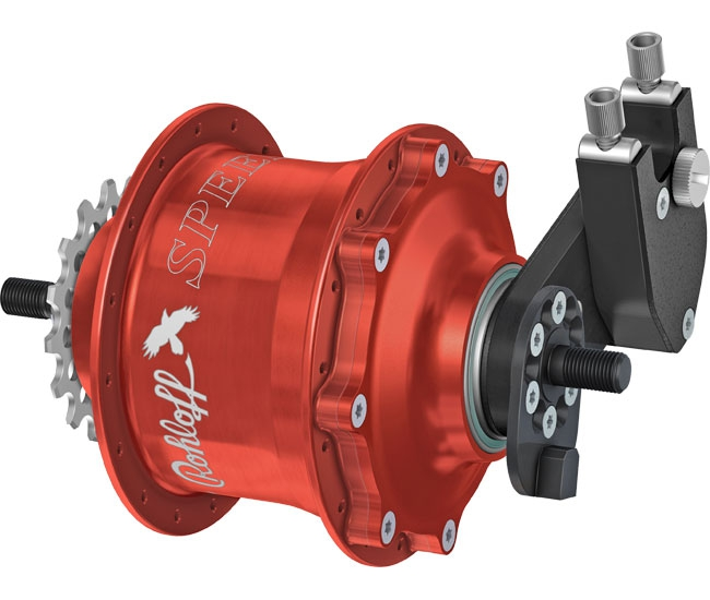 Rohloff Speedhub 500/14 TS EX OEM Rot 32 Loch 3 Rohloff Speedhub 500/14 TS EX OEM Rot 32 Loch