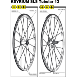 Mavic Ksyrium SLS Ersatzspeiche Hinterrad Tubular 301,5 Mm Links