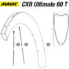 Mavic CXR Ultimate 60 T Ersatzspeiche Tubular Hinterrad Rechts 252 Mm -SCHALTWERKE 41993 0 Ersatzspeiche Mavic Ultimate CXR 60T