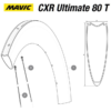 Mavic CXR Ultimate 80 T Ersatzspeiche Hinterrad Rechts 232 Mm 1 Mavic CXR Ultimate 80 T Ersatzspeiche Hinterrad Rechts 232 Mm -SCHALTWERKE 42000 0 Ersatzspeiche Mavic CXR Ultimate 80 T