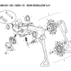 Sram X01 Schaltwerk Ersatzteil Schaltarm Innen Mit Schaltraedchen