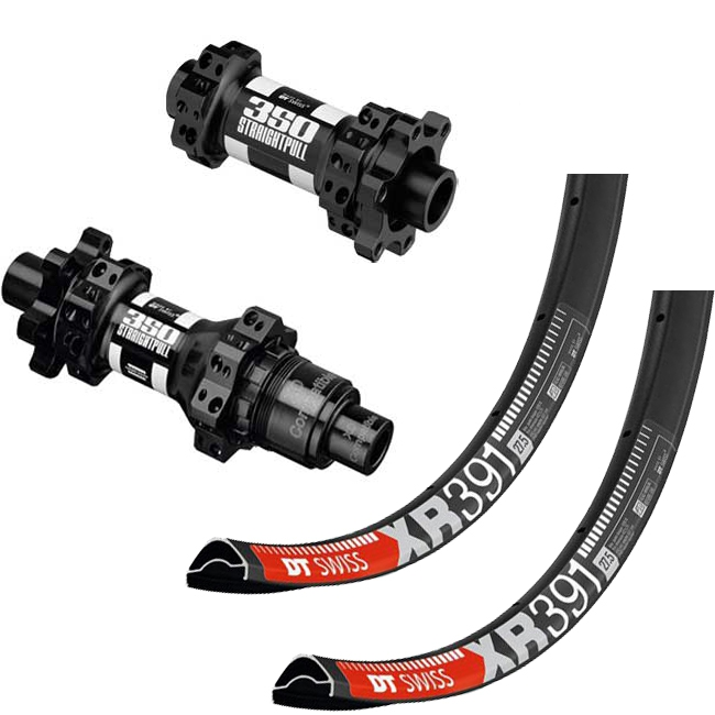 27,5 Zoll Laufradsatz MTB DT Swiss 350 Straightpull Naben Disc 6 Loch + DT Swiss XR 391 Felgen 3 27,5 Zoll Laufradsatz MTB DT Swiss 350 Straightpull Naben Disc 6 Loch + DT Swiss XR 391 Felgen