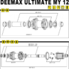 Mavic Deemax Pro Hinterrad Achs-Kit 135 Mm -SCHALTWERKE 48119 0
