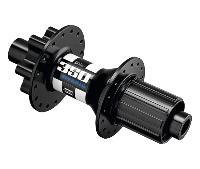 DT Swiss 350 Hybrid Hinterradnabe Classic Disc 6 Loch 36 Loch X12 Rotor Sram XD 3 DT Swiss 350 Hybrid Hinterradnabe Classic Disc 6 Loch 36 Loch X12 Rotor Sram XD
