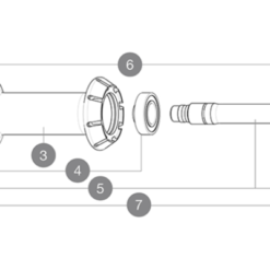 Mavic UB Vorderrad Nabe Ersatzteil | Endanschlaege Rechts Und Links 5 Mavic UB Vorderrad Nabe Ersatzteil | Endanschlaege Rechts Und Links -SCHALTWERKE 50406 1