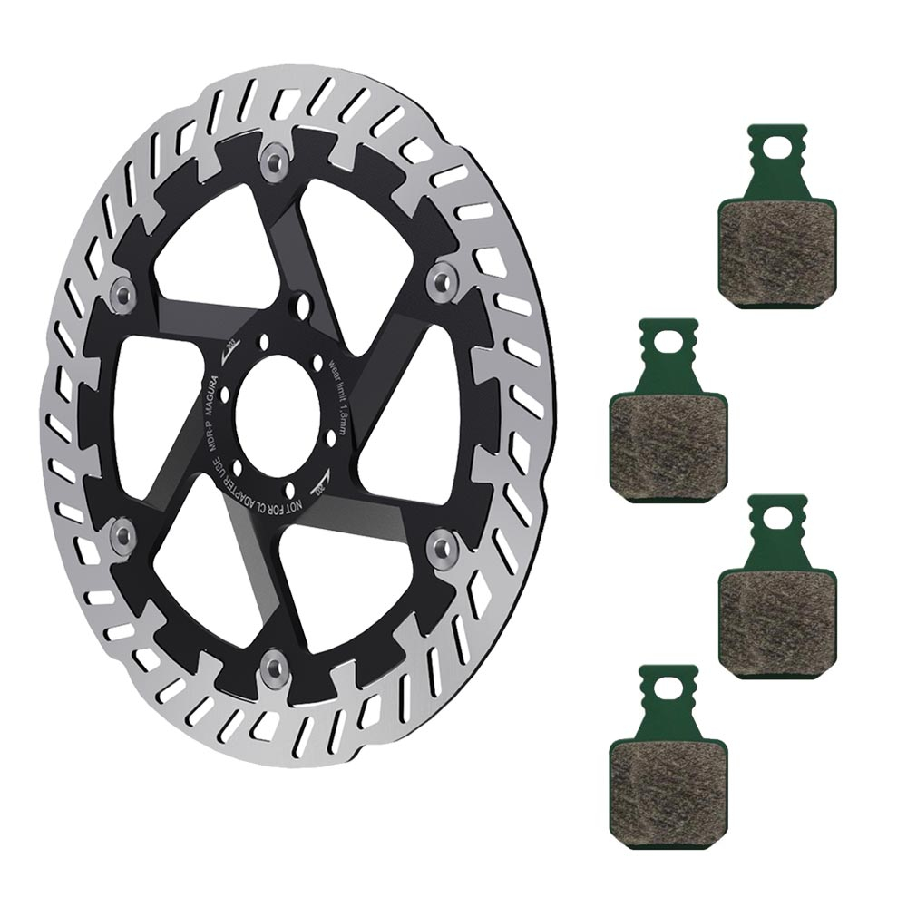 Magura MT ESTOP Optimized Kit - MDR-P Bremsscheibe 180 Mm + 4 Kolben Bremsbelaege Type 8.S 3 Magura MT ESTOP Optimized Kit - MDR-P Bremsscheibe 180 Mm + 4 Kolben Bremsbelaege Type 8.S