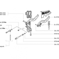 Magura Winkelabgangsset 90 Grad Fuer 2 Bremsgriffe -SCHALTWERKE 5471 1