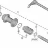 Shimano Deore XT FH-M8010-B Hinterradnabe Ersatzteil | Hohlachse Boost Komplett Nr 1