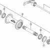 Shimano XTR HB-M970 Vorderradnabe Ersatzteil | Staubkappe Nr 6