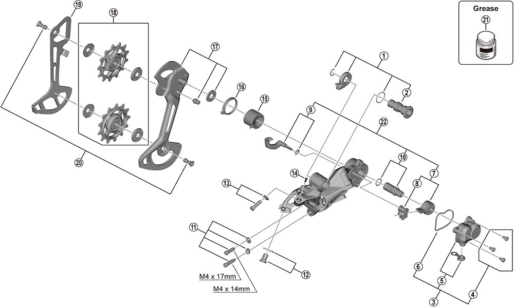 Shimano XTR RD-M9120 Schaltwerk Ersatzteil | Gehaeuseabdeckung Komplett Nr 3 3 Shimano XTR RD-M9120 Schaltwerk Ersatzteil | Gehaeuseabdeckung Komplett Nr 3