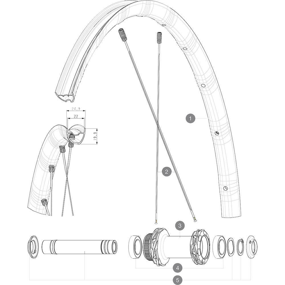 Mavic Allroad SL UST Disc Centerlock | Ersatzfelge Vorder- Oder Hinterrad 4 Mavic Allroad SL UST Disc Centerlock | Ersatzfelge Vorder- Oder Hinterrad – Bild 2