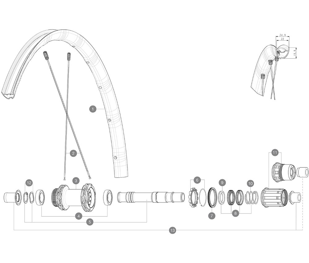 Mavic Allroad SL UST Disc Centerlock | Ersatzfelge Vorder- Oder Hinterrad 5 Mavic Allroad SL UST Disc Centerlock | Ersatzfelge Vorder- Oder Hinterrad – Bild 3