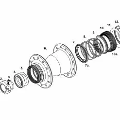 Chris King Boost Centerlock Hinterradnabe 12x148 Disc Centerlock 24 Loch Rotor Shimano HG11 Matte Jet | Matt-schwarz -SCHALTWERKE 56872 2