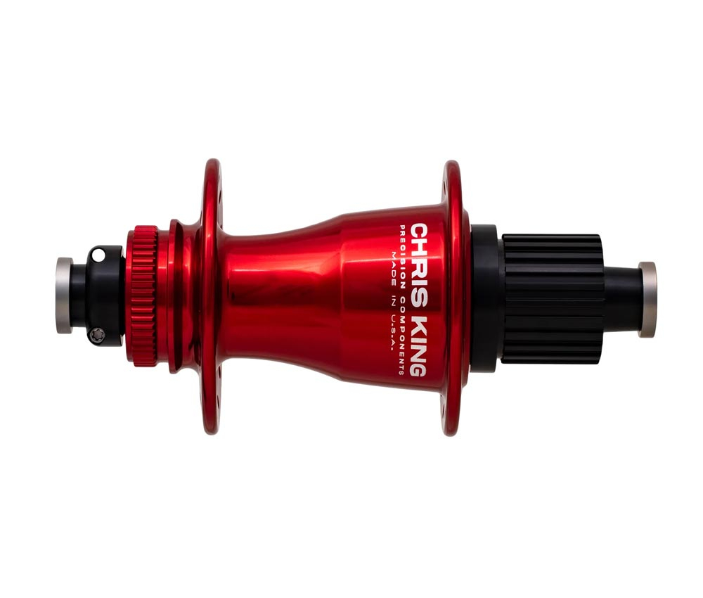 Chris King Boost Centerlock Hinterradnabe 12x148 Disc Centerlock 24 Loch Rotor Shimano Micro-Spline Red | Rot 3 Chris King Boost Centerlock Hinterradnabe 12x148 Disc Centerlock 24 Loch Rotor Shimano Micro-Spline Red | Rot