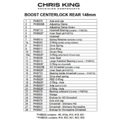 Chris King Boost Centerlock Hinterradnabe 12x148 Disc Centerlock 28 Loch Rotor Shimano HG11 Red | Rot -SCHALTWERKE 56906 1