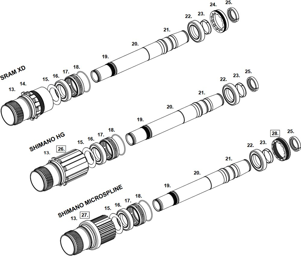 Chris King Boost Centerlock Hinterradnabe 12x148 Disc Centerlock 32 Loch Rotor Shimano Micro-Spline Silver | Silber 6 Chris King Boost Centerlock Hinterradnabe 12x148 Disc Centerlock 32 Loch Rotor Shimano Micro-Spline Silver | Silber – Bild 4