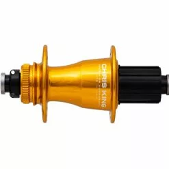 Chris King Boost Centerlock Ceramic Hinterradnabe 12x148 Disc Centerlock 24 Loch Rotor Shimano HG11 Gold | Gold