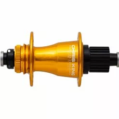 Chris King Boost Centerlock Ceramic Hinterradnabe 12x148 Disc Centerlock 28 Loch Rotor Shimano Micro-Spline Gold | Gold