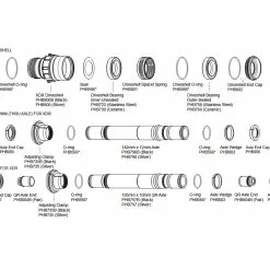 Chris King R45D Hinterradnabe Ersatzteil | Freilaufkoerper Sram XDR Schwarz -SCHALTWERKE 57186 2