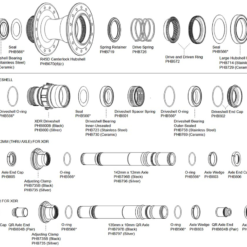 Chris King R45D Hinterradnabe Ersatzteil | Achse Sram XDR Silber 7 Chris King R45D Hinterradnabe Ersatzteil | Achse Sram XDR Silber -SCHALTWERKE 57201 2