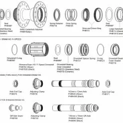 Chris King R45D Hinterradnabe Ersatzteil | Achsendkappe Schnellspanner Shimano HG Discseite 6 Chris King R45D Hinterradnabe Ersatzteil | Achsendkappe Schnellspanner Shimano HG Discseite -SCHALTWERKE 57212 1