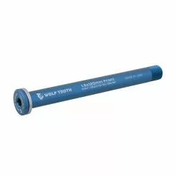 Wolf Tooth Steckachse Vorderrad - 12x100mm Laenge 120mm Gewinde M12x1,5mm Blau