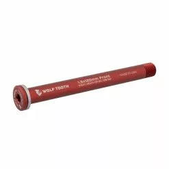 Wolf Tooth Steckachse Vorderrad - 12x100mm Laenge 120mm Gewinde M12x1,5mm Rot