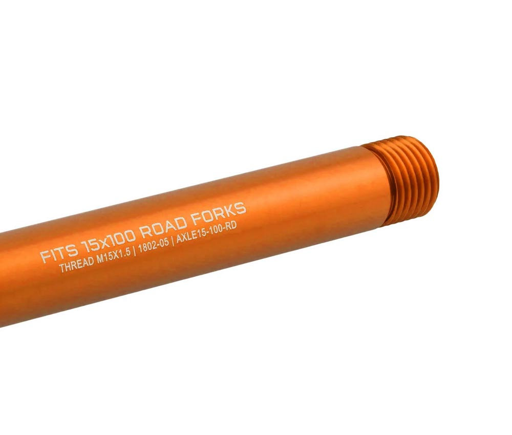 Wolf Tooth Steckachse Vorderrad - 15x100mm Laenge 125mm Gewinde M15x1,5mm Orange 5 Wolf Tooth Steckachse Vorderrad - 15x100mm Laenge 125mm Gewinde M15x1,5mm Orange – Bild 3