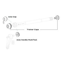 Wolf Tooth X-12 Steckachse Hinterrad - 12x148mm / 12x165mm Gewinde M12x1,0mm Schwarz -SCHALTWERKE 58587 5