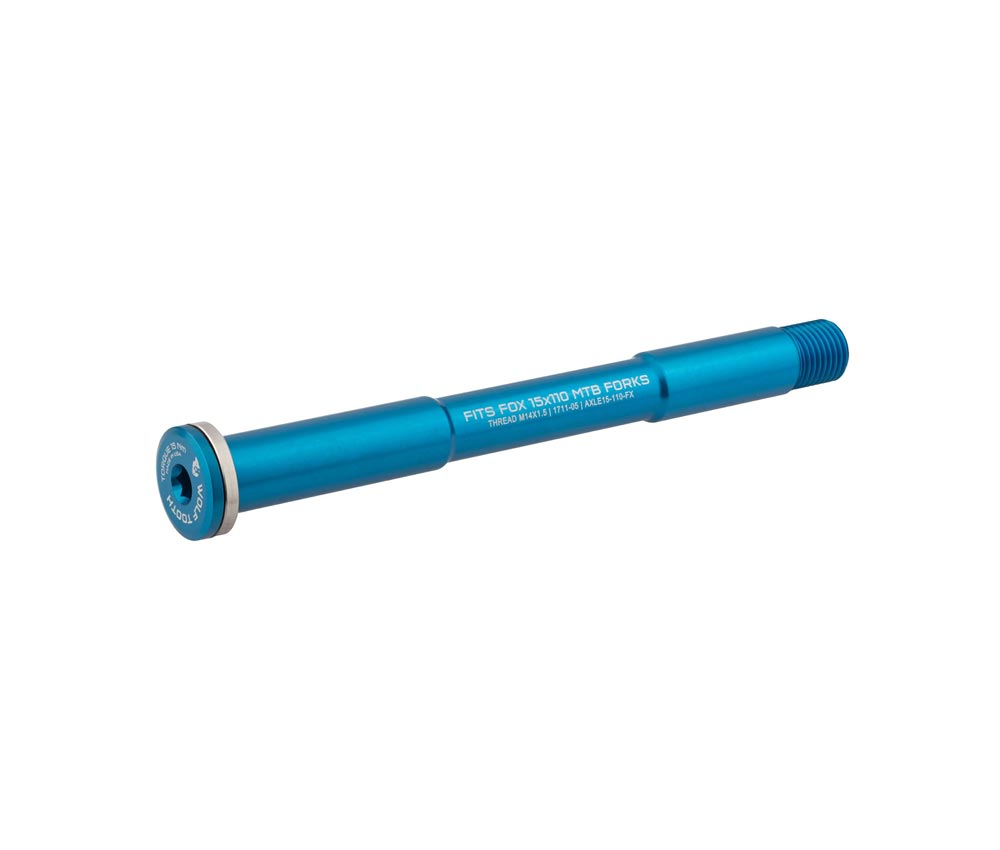 Wolf Tooth Fox Steckachse Vorderrad - 15x110mm Laenge 155mm Gewinde M14x1,5mm Blau 3 Wolf Tooth Fox Steckachse Vorderrad - 15x110mm Laenge 155mm Gewinde M14x1,5mm Blau