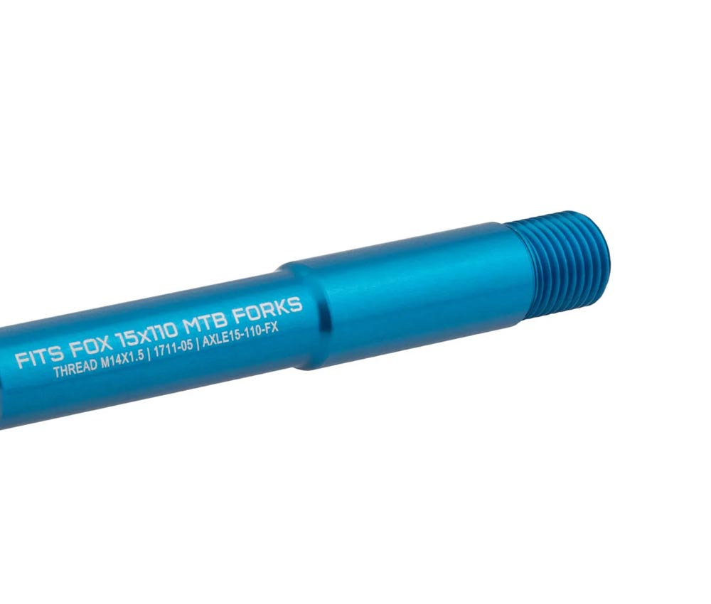 Wolf Tooth Fox Steckachse Vorderrad - 15x110mm Laenge 155mm Gewinde M14x1,5mm Blau 5 Wolf Tooth Fox Steckachse Vorderrad - 15x110mm Laenge 155mm Gewinde M14x1,5mm Blau – Bild 3