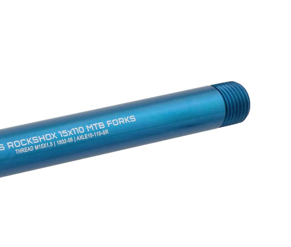 Wolf Tooth RockShox Steckachse Vorderrad - 15x110mm Laenge 158mm M15x1,5mm Blau 5 Wolf Tooth RockShox Steckachse Vorderrad - 15x110mm Laenge 158mm M15x1,5mm Blau – Bild 3