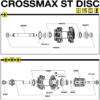 Mavic Crossmax ST Disc Lagersatz 6001 Vorderrad 2007-9 -SCHALTWERKE 7152 0